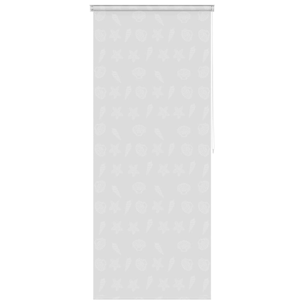 vidaXL Roletă perdea de duș 100x240 cm Model stea de mare