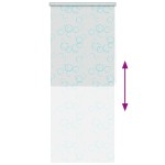 vidaXL Roletă perdea de duș 80x240 cm Model bule vidaXL Roletă perdea de duș 80x240 cm Model bule