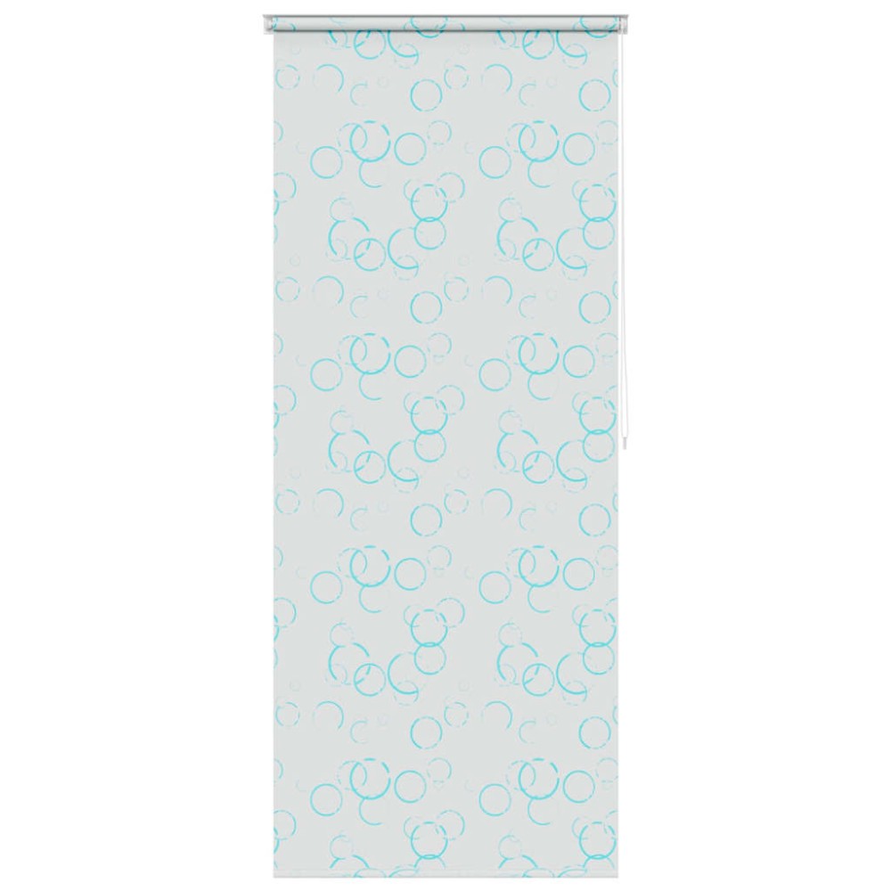 vidaXL Roletă perdea de duș 100x240 cm Model bule