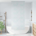 vidaXL Roletă perdea de duș 100x240 cm Model bule vidaXL Roletă perdea de duș 100x240 cm Model bule