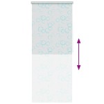vidaXL Roletă perdea de duș 100x240 cm Model bule vidaXL Roletă perdea de duș 100x240 cm Model bule