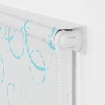 vidaXL Roletă perdea de duș 100x240 cm Model bule vidaXL Roletă perdea de duș 100x240 cm Model bule
