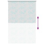 vidaXL Roletă perdea de duș 140x240 cm Model bule vidaXL Roletă perdea de duș 140x240 cm Model bule