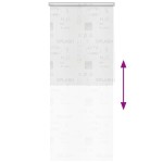 vidaXL Roletă perdea de duș 80x240 cm Imprimeu Splash vidaXL Roletă perdea de duș 80x240 cm Imprimeu Splash