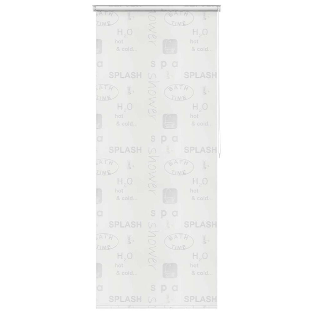 vidaXL Roletă perdea de duș 120x240 cm Imprimeu Splash