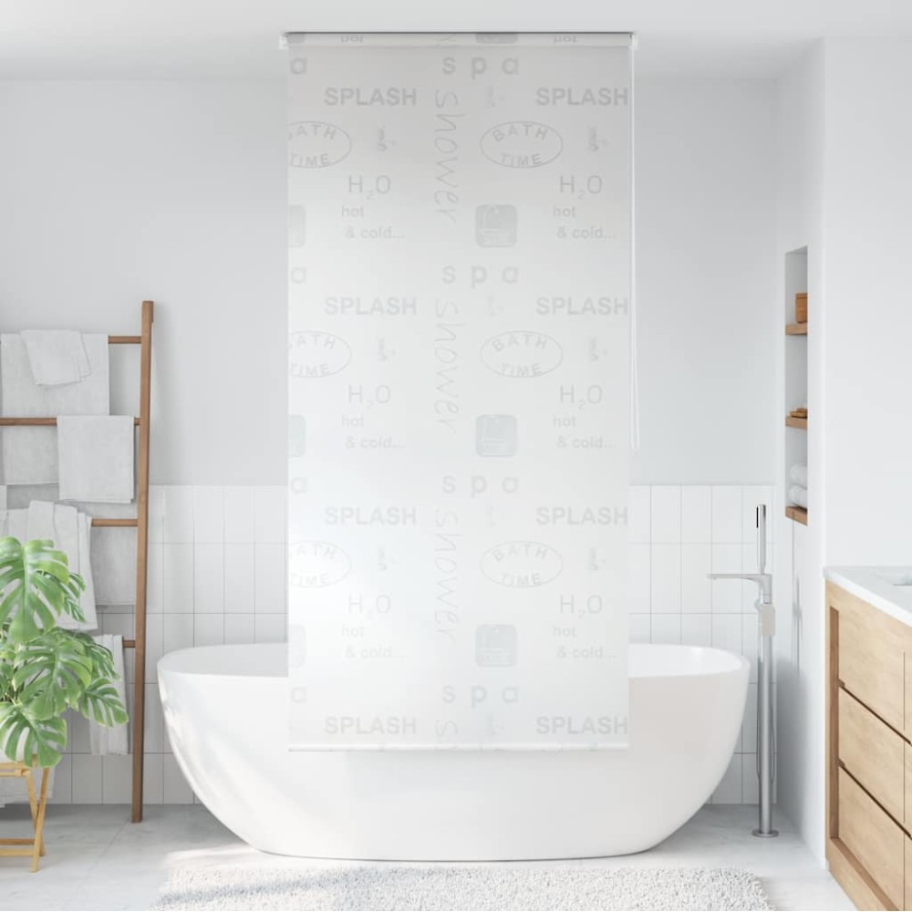 vidaXL Roletă perdea de duș 120x240 cm Imprimeu Splash