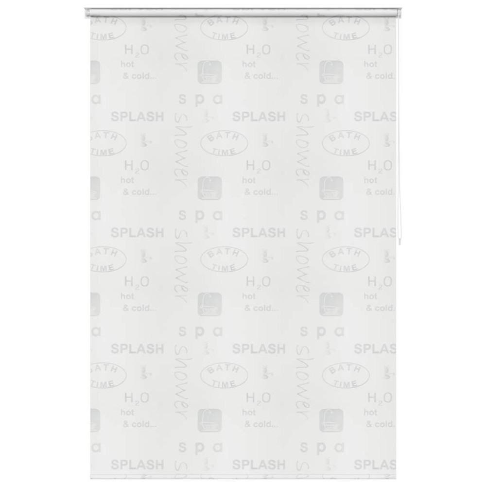 vidaXL Roletă perdea de duș 140x240 cm Imprimeu Splash
