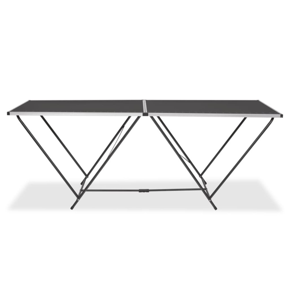 vidaXL Masă de lipire pliabilă, 200 x 60 x 78 cm, MDF și aluminiu
