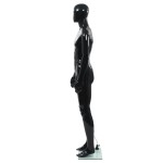 vidaXL Corp manechin masculin, suport din sticlă, negru lucios, 185 cm vidaXL Corp manechin masculin, suport din sticlă, negru lucios, 185 cm