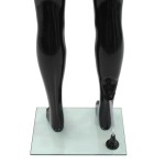 vidaXL Corp manechin masculin, suport din sticlă, negru lucios, 185 cm vidaXL Corp manechin masculin, suport din sticlă, negru lucios, 185 cm