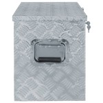 vidaXL Cutie din aluminiu, 90,5 x 35 x 40 cm, argintiu vidaXL Cutie din aluminiu, 90,5 x 35 x 40 cm, argintiu