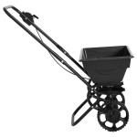 vidaXL Utilaj de împrăștiat sare, 80x46x75 cm, PVC și oțel, 15 L vidaXL Utilaj de împrăștiat sare, 80x46x75 cm, PVC și oțel, 15 L