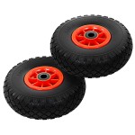 vidaXL Roți cărucior industrial, 2 buc, PU 3.00-4 (260 x 85) vidaXL Roți cărucior industrial, 2 buc, PU 3.00-4 (260 x 85)