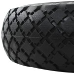 vidaXL Roți de cărucior industrial, 4 buc., PU 3.00-4 (260x85) vidaXL Roți de cărucior industrial, 4 buc., PU 3.00-4 (260x85)