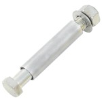 vidaXL Roată de roabă cu osie, 4.00-8, PU solid, 390 mm vidaXL Roată de roabă cu osie, 4.00-8, PU solid, 390 mm