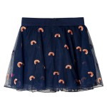 Fusta pentru copii cu tul, bleumarin, 92 Fusta pentru copii cu tul, bleumarin, 92