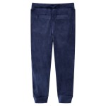 Pantaloni de trening pentru copii, bleumarin, 128 Pantaloni de trening pentru copii, bleumarin, 128