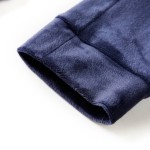 Pantaloni de trening pentru copii, bleumarin, 128 Pantaloni de trening pentru copii, bleumarin, 128