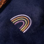 Jachetă cu glugă pentru copii, bleumarin, 104 Jachetă cu glugă pentru copii, bleumarin, 104
