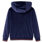 Jachetă cu glugă pentru copii, bleumarin, 116 Jachetă cu glugă pentru copii, bleumarin, 116