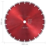 vidaXL Disc diamantat de tăiere cu turbo, oțel, 300 mm vidaXL Disc diamantat de tăiere cu turbo, oțel, 300 mm