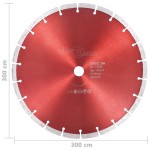 vidaXL Disc diamantat de tăiere, oțel, 300 mm vidaXL Disc diamantat de tăiere, oțel, 300 mm