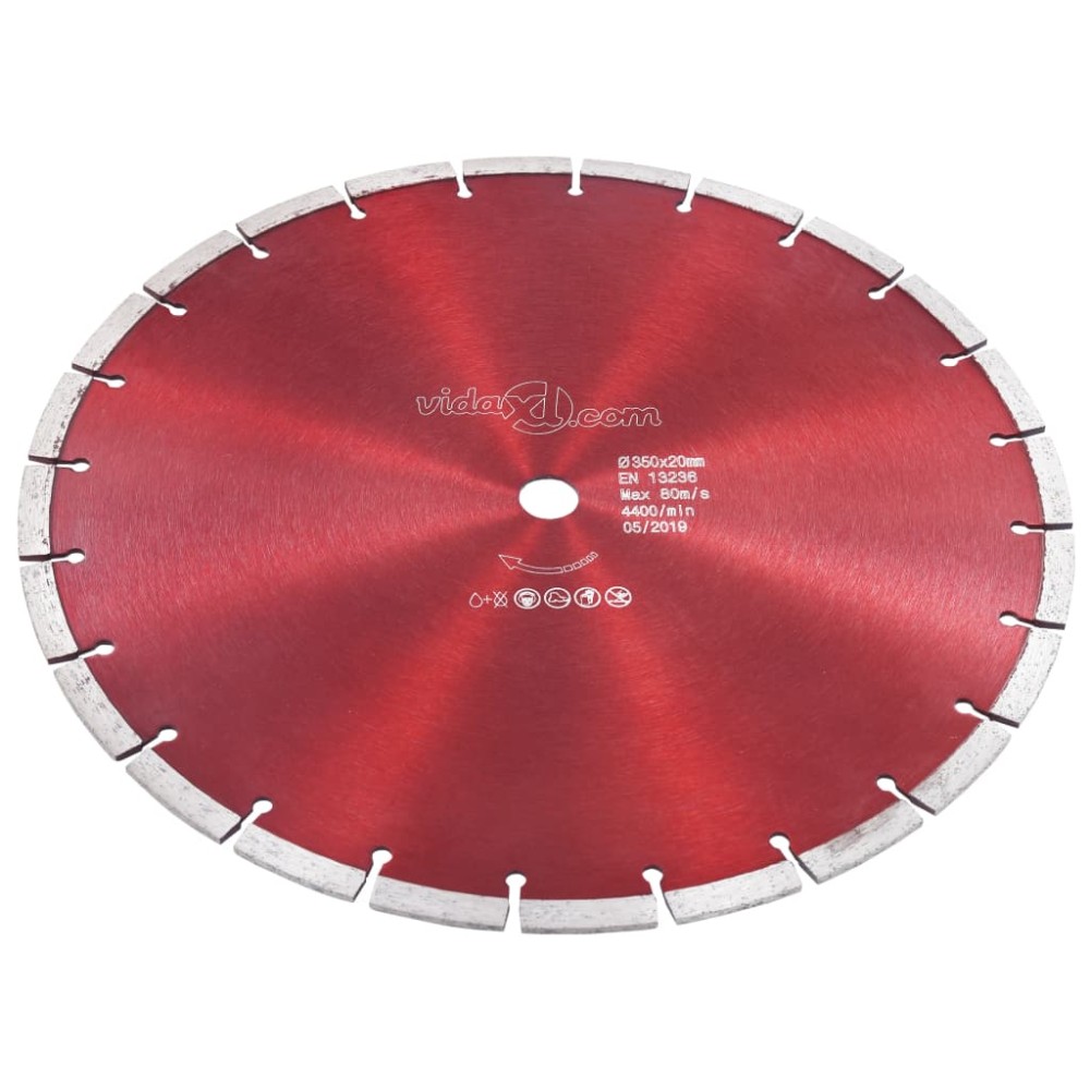 vidaXL Disc diamantat de tăiere, oțel, 350 mm