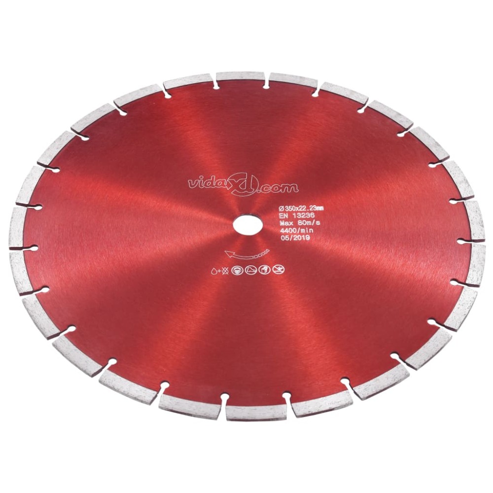 vidaXL Disc diamantat de tăiere, oțel, 350 mm