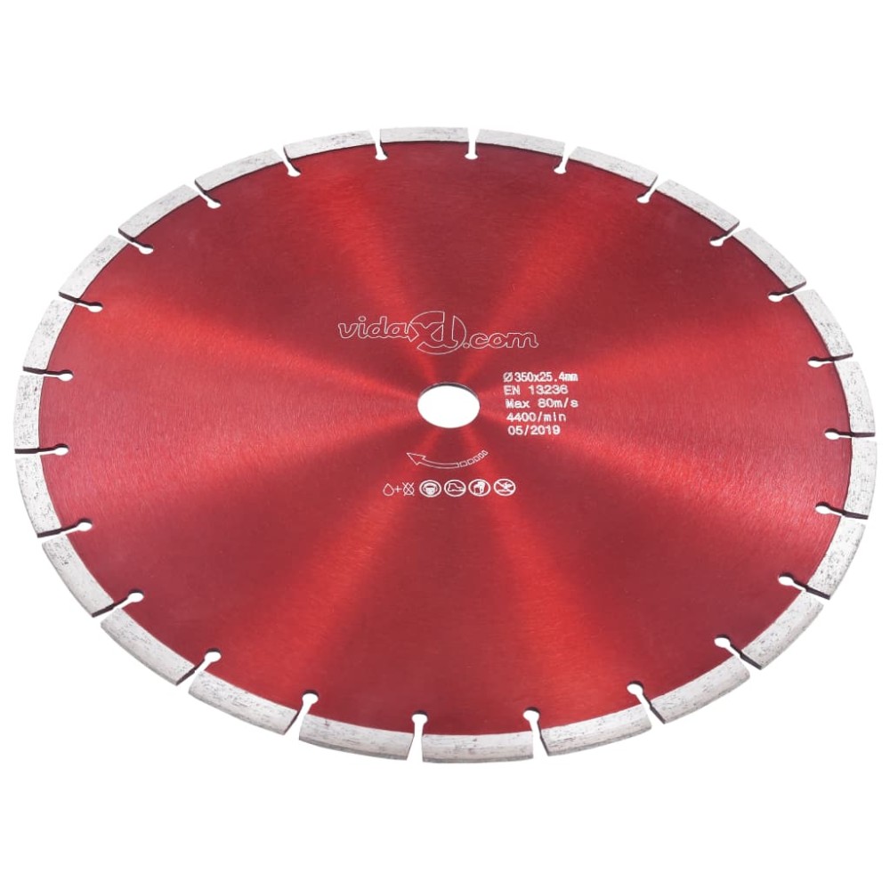 vidaXL Disc diamantat de tăiere, oțel, 350 mm