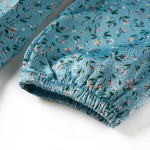 Rochie pentru copii cu mâneci lungi, albastru, 116
