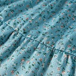 Rochie pentru copii cu mâneci lungi, albastru, 128