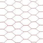 vidaXL Plasă de sârmă găini, roșu, 25 x 1,2 m, oțel cu înveliș PVC