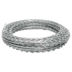 vidaXL Concertina Sârmă ghimpată NATO, oțel galvanizat, 300 m vidaXL Concertina Sârmă ghimpată NATO, oțel galvanizat, 300 m