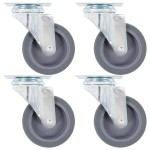 vidaXL Roți pivotante, 4 buc., 75 mm vidaXL Roți pivotante, 4 buc., 75 mm