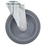 vidaXL Roți pivotante cu gaură pentru șurub, 4 buc., 125 mm vidaXL Roți pivotante cu gaură pentru șurub, 4 buc., 125 mm
