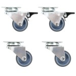 vidaXL Roți pivotante duble, 4 buc., 50 mm vidaXL Roți pivotante duble, 4 buc., 50 mm