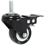 vidaXL Roți pivotante cu frâne, 4 buc., 50 mm vidaXL Roți pivotante cu frâne, 4 buc., 50 mm