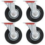 vidaXL Roți pivotante, 4 buc.,125 mm vidaXL Roți pivotante, 4 buc.,125 mm