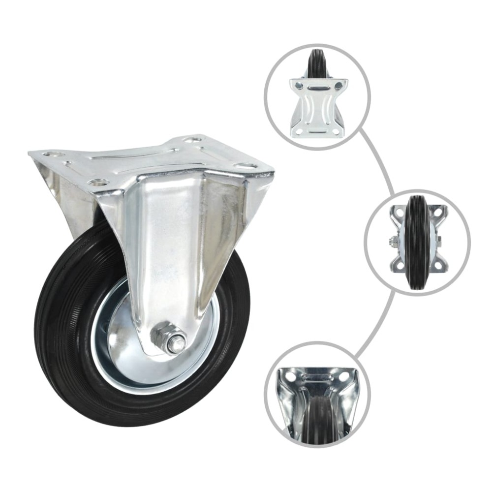 vidaXL Roți fixe, 4 buc., 160 mm