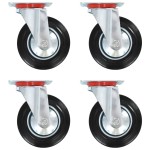 vidaXL Roți pivotante, 4 buc., 160 mm vidaXL Roți pivotante, 4 buc., 160 mm