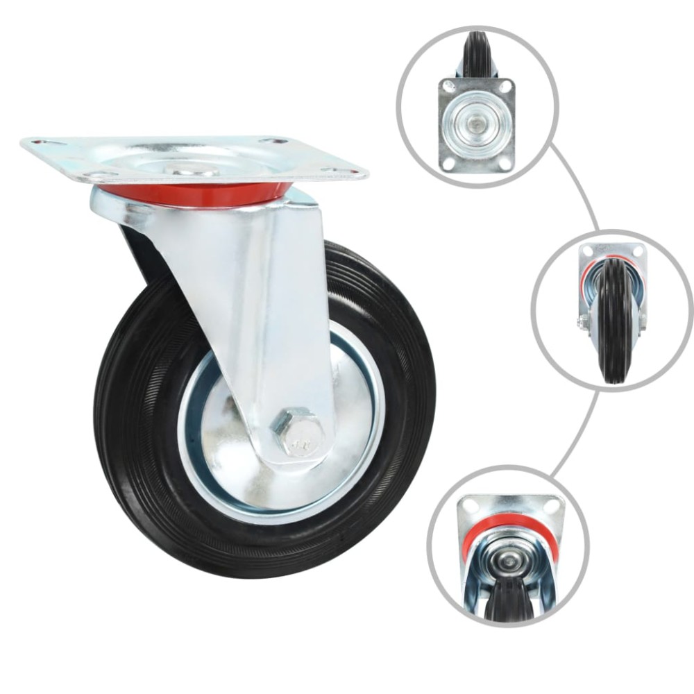 vidaXL Roți pivotante, 4 buc., 160 mm