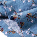 Rochie pentru copii cu mâneci lungi, albastru petrol, 128