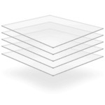 vidaXL Folie de Sticlă Acrilică 5 pcs Transparent 40 x 60 cm Acril vidaXL Folie de Sticlă Acrilică 5 pcs Transparent 40 x 60 cm Acril