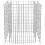 vidaXL Strat înălțat gabion, 90 x 90 x 100 cm, oțel galvanizat