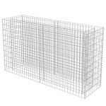 vidaXL Strat înălțat gabion, 180 x 50 x 100 cm, oțel galvanizat