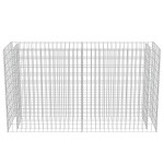 vidaXL Strat înălțat gabion, 180 x 50 x 100 cm, oțel galvanizat