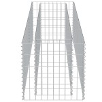 vidaXL Strat înălțat gabion, 180 x 50 x 50 cm, oțel galvanizat