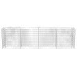 vidaXL Strat înălțat gabion, 360 x 50 x 100 cm, oțel galvanizat