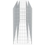 vidaXL Strat înălțat gabion, 360 x 50 x 100 cm, oțel galvanizat