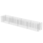 vidaXL Strat înălțat gabion, 360 x 50 x 50 cm, oțel galvanizat